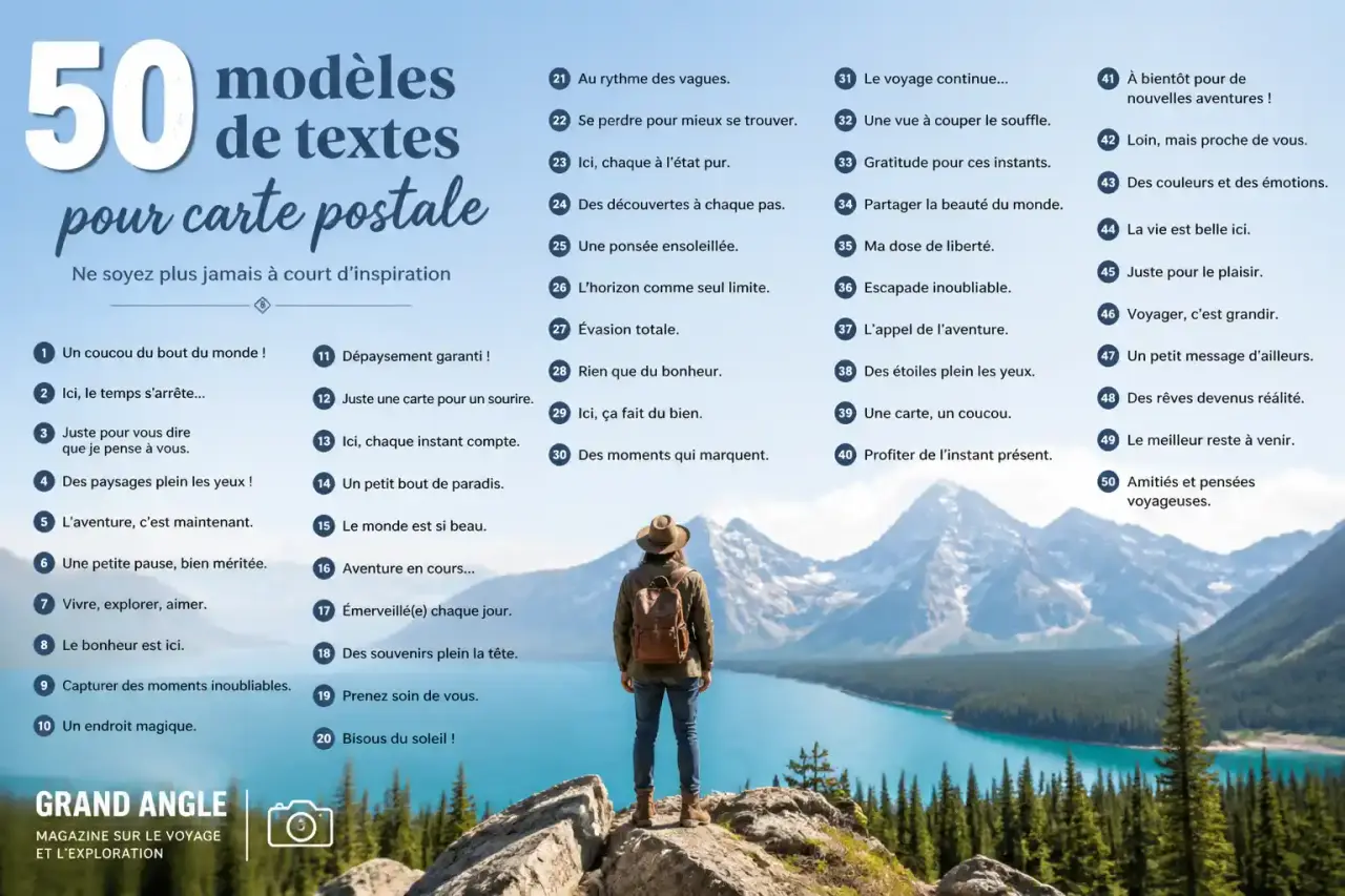 50 modèles de textes pour carte postale : ne soyez plus jamais à court d'inspiration