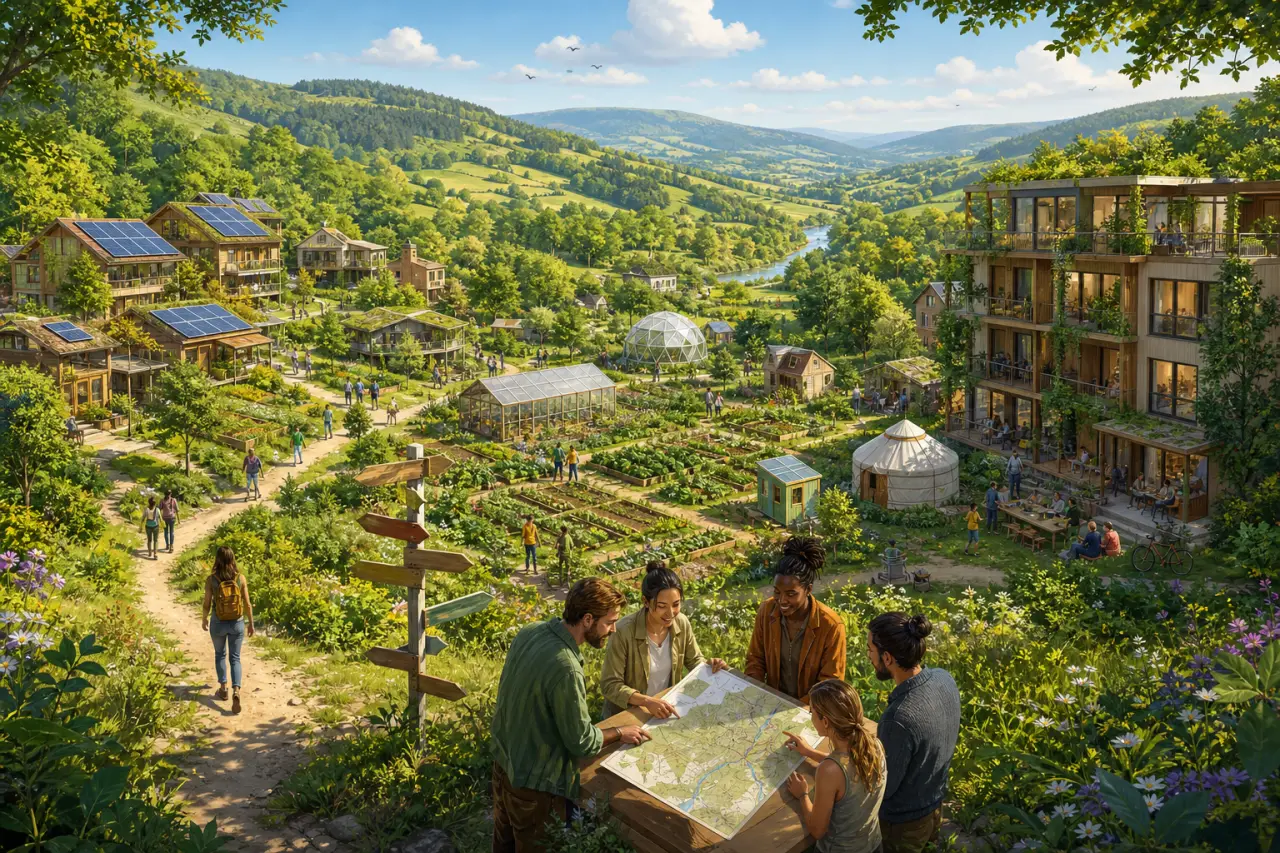 Écolieu, écovillage, habitat partagé : les différences et les réseaux pour s’y retrouver