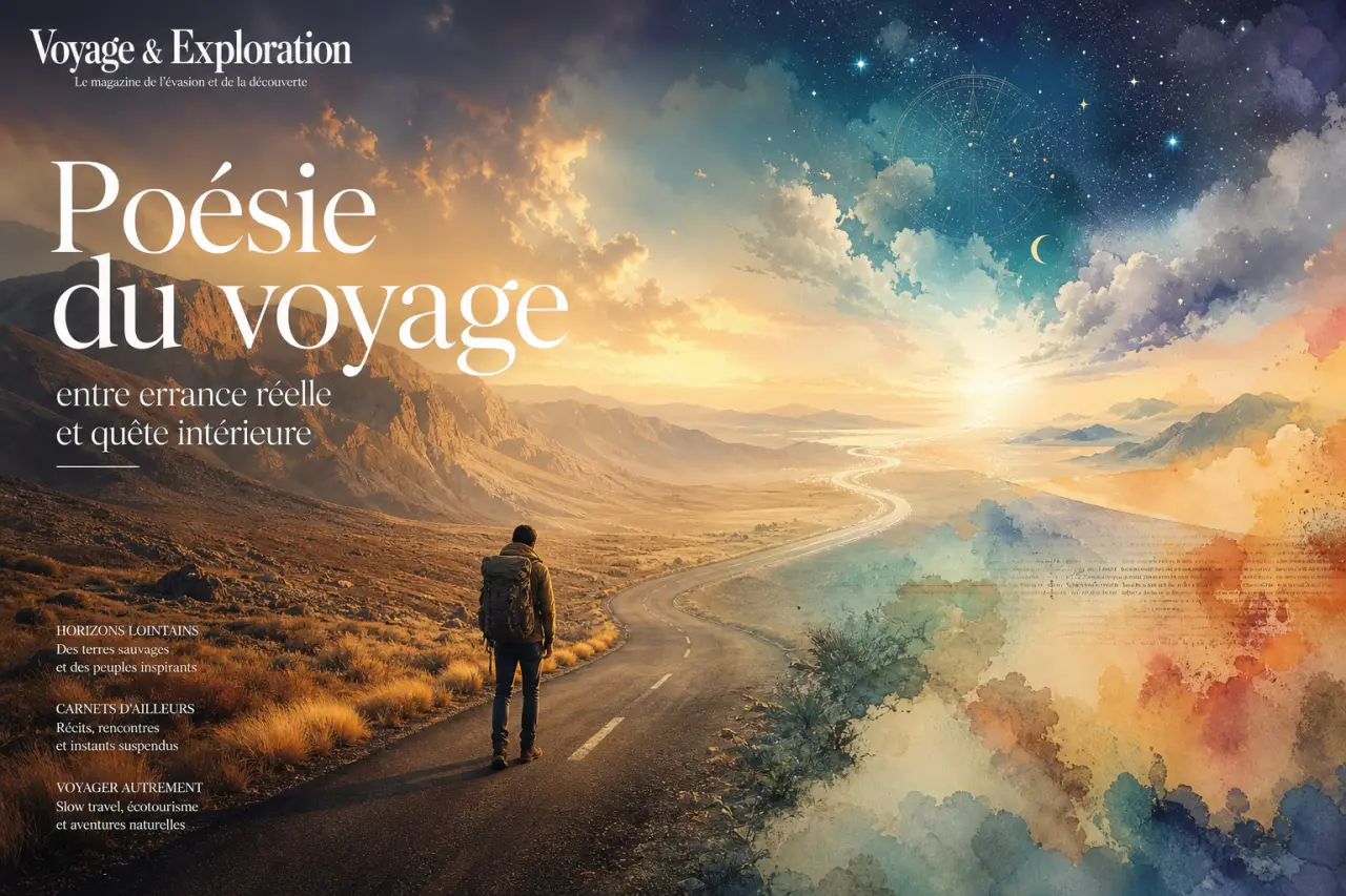 Poésie du voyage : entre errance réelle et quête intérieure