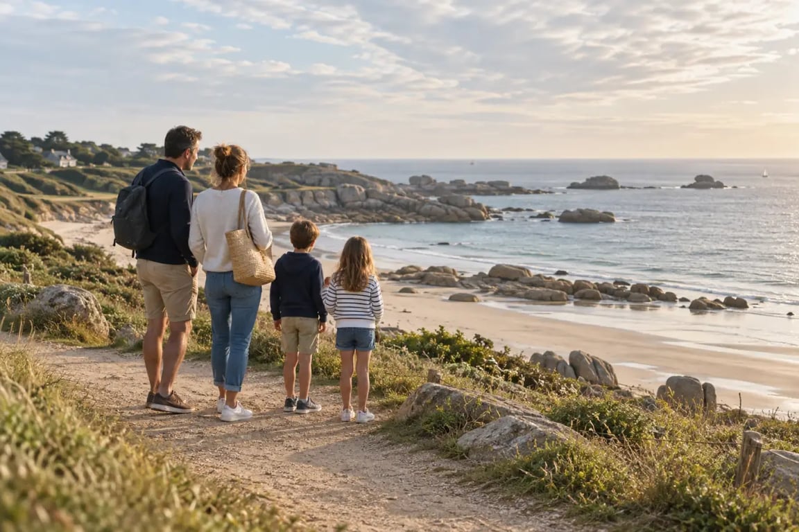 Destination idéale vacances en famille en France sur la côte bretonne