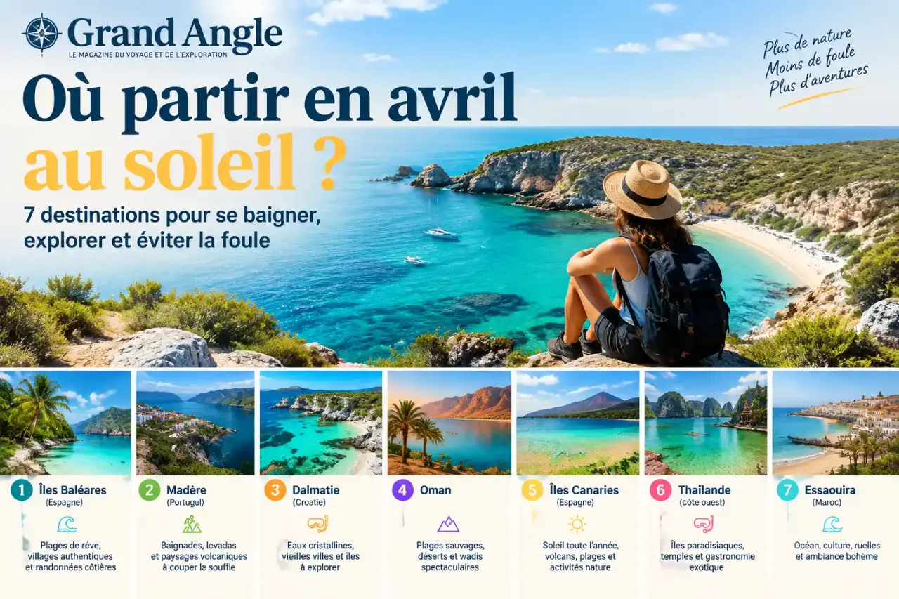 Où partir en avril au soleil ? 7 destinations pour se baigner, explorer et éviter la foule