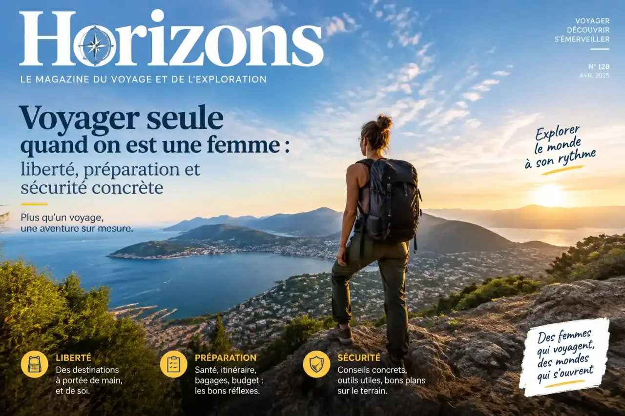 Voyager seule quand on est une femme : liberté, préparation et sécurité concrète
