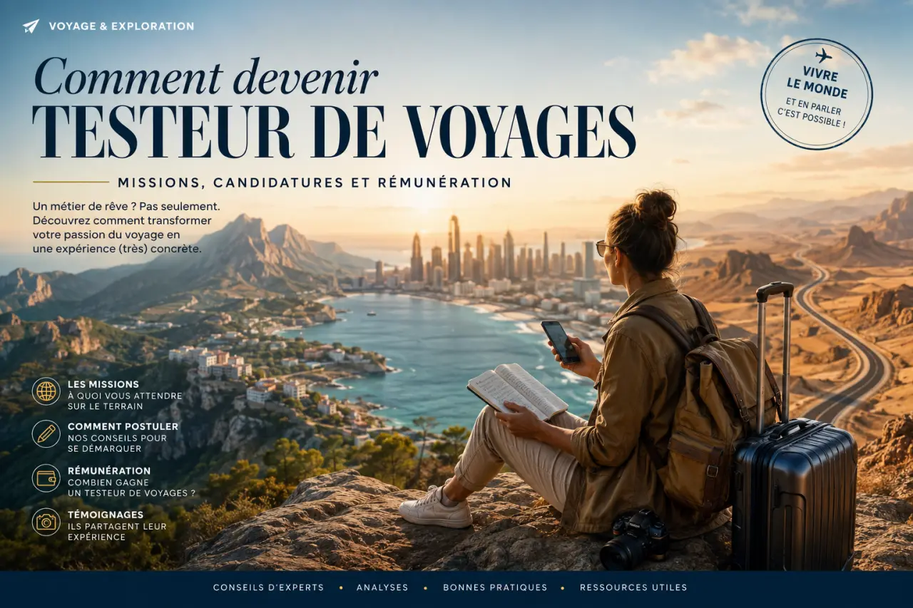 Comment devenir testeur de voyages : missions, candidatures et rémunération